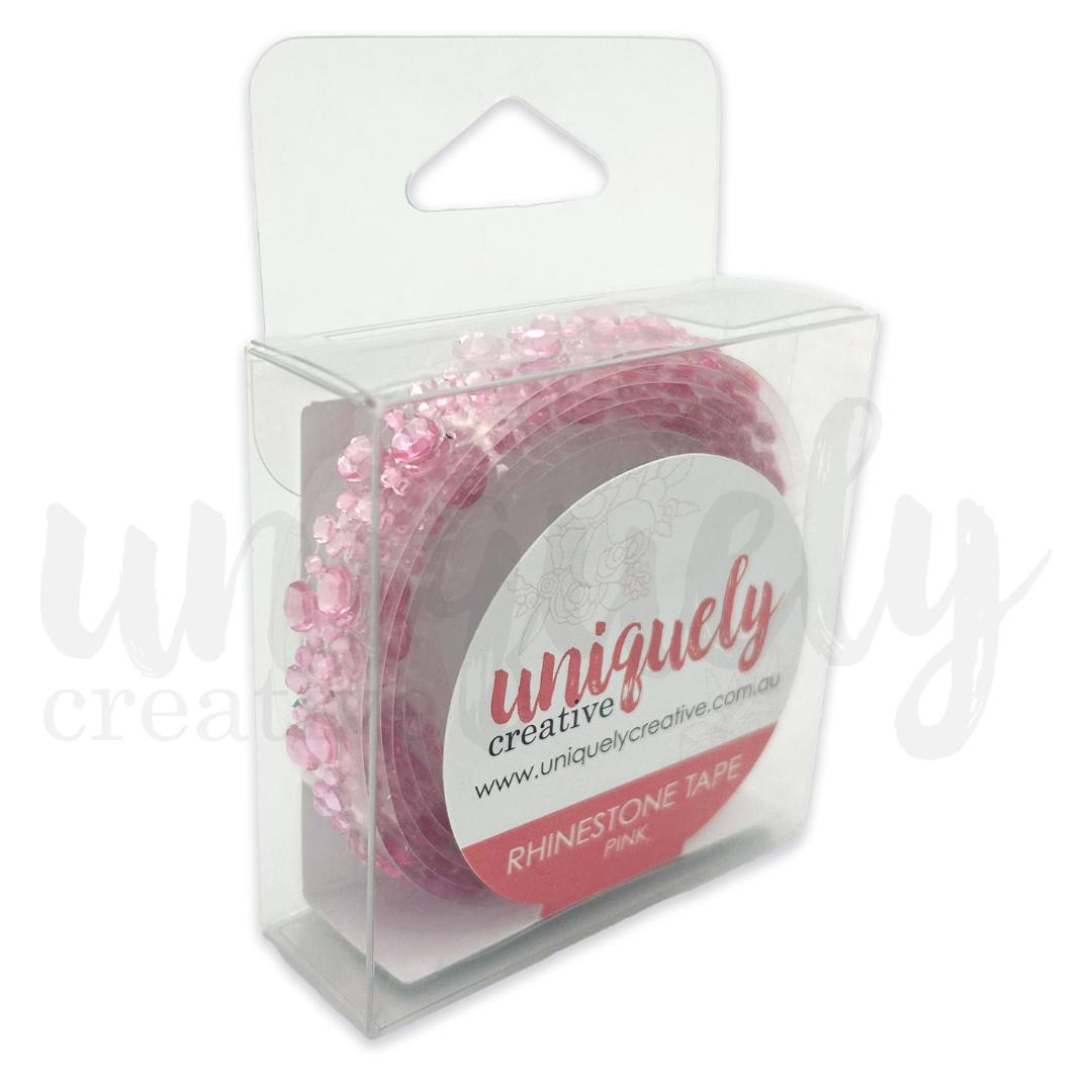 Rhinestone Tape - Pink - Uniquely Creative (1 roll)-Rachel The Turtle Journal