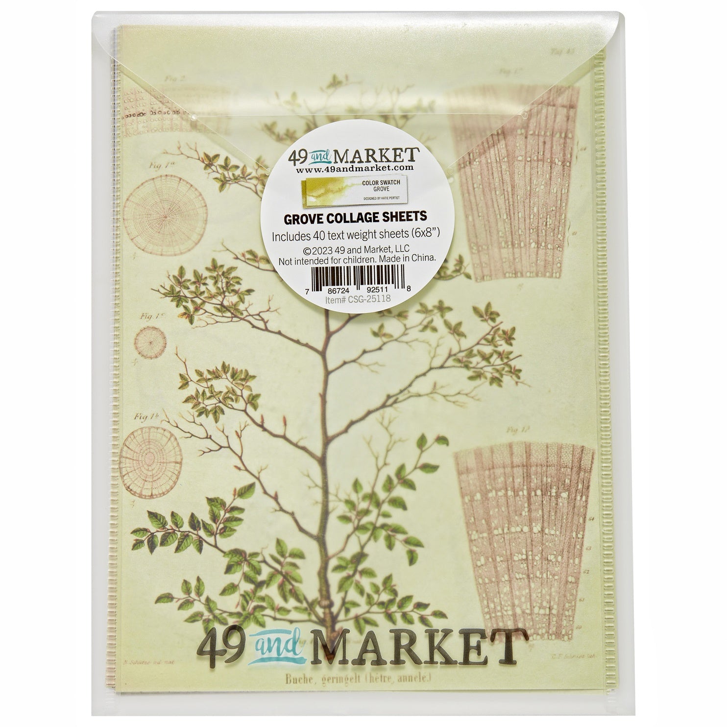 Grove Collage Sheets - 6 x 8 inch Patterned Paper - 49 and Market-Grove Collage Sheets - 6 x 8 inch Patterned Paper - 49 and Market - Aussie Paper Crafting - The Turtle Journal-Rachel The Turtle Journal