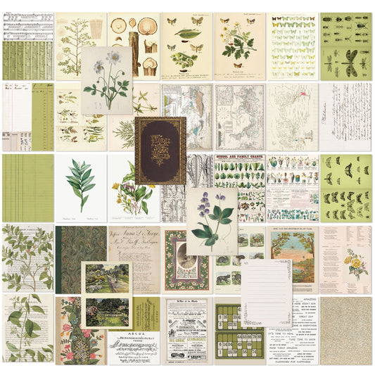 Grove Collage Sheets - 6 x 8 inch Patterned Paper - 49 and Market-Grove Collage Sheets - 6 x 8 inch Patterned Paper - 49 and Market - Aussie Paper Crafting - The Turtle Journal-Rachel The Turtle Journal