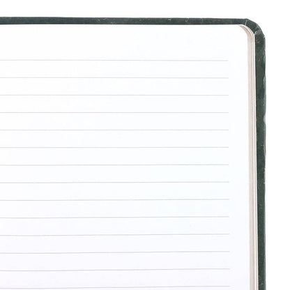 Green Sleeping Fox A5 Notebook - Lined (200 pages)