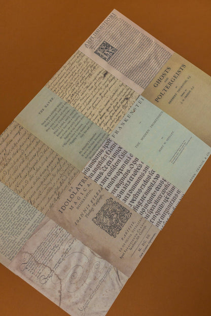 A5 Book Pages Paper Set - Cora Crea Crafts (10 sheets)