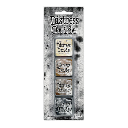 Distress Oxide Mini Pads - Tim Holtz Ranger (4 piece)-Distress Oxide Mini Pads - Tim Holtz Ranger (4 piece) - Aussie Paper crafting Junk journaling-Rachel The Turtle Journal