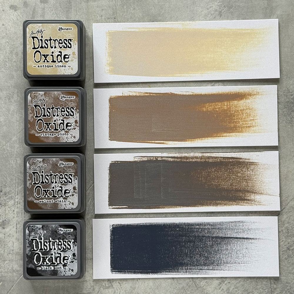 Distress Oxide Mini Pads - Tim Holtz Ranger (4 piece)-Distress Oxide Mini Pads - Tim Holtz Ranger (4 piece) - Aussie Paper crafting Junk journaling-Rachel The Turtle Journal