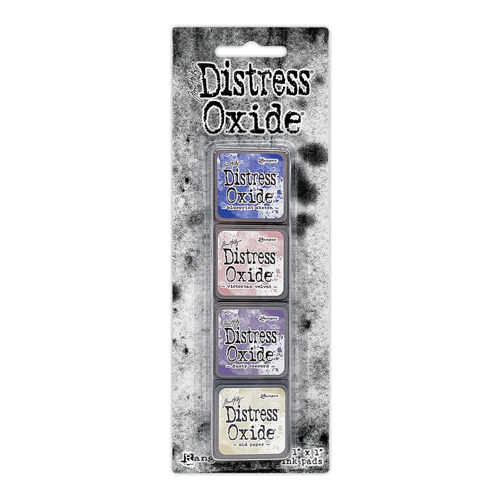 Distress Oxide Mini Pads - Tim Holtz Ranger (4 piece)-Distress Oxide Mini Pads - Tim Holtz Ranger (4 piece) - Aussie Paper crafting Junk journaling-Rachel The Turtle Journal