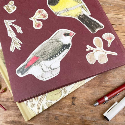Australian Bush Sticker Sheet A5 - Bridget Farmer-Rachel The Turtle Journal