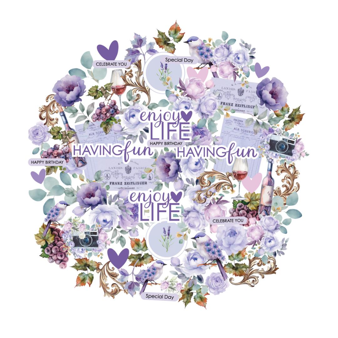 Ultraviolet Delight Creative Cuts-Rachel The Turtle Journal