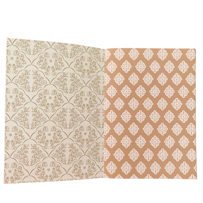 A5 Grandma Wallpaper Scrapbook Patterned Papers - Chapteries from France-Rachel The Turtle Journal