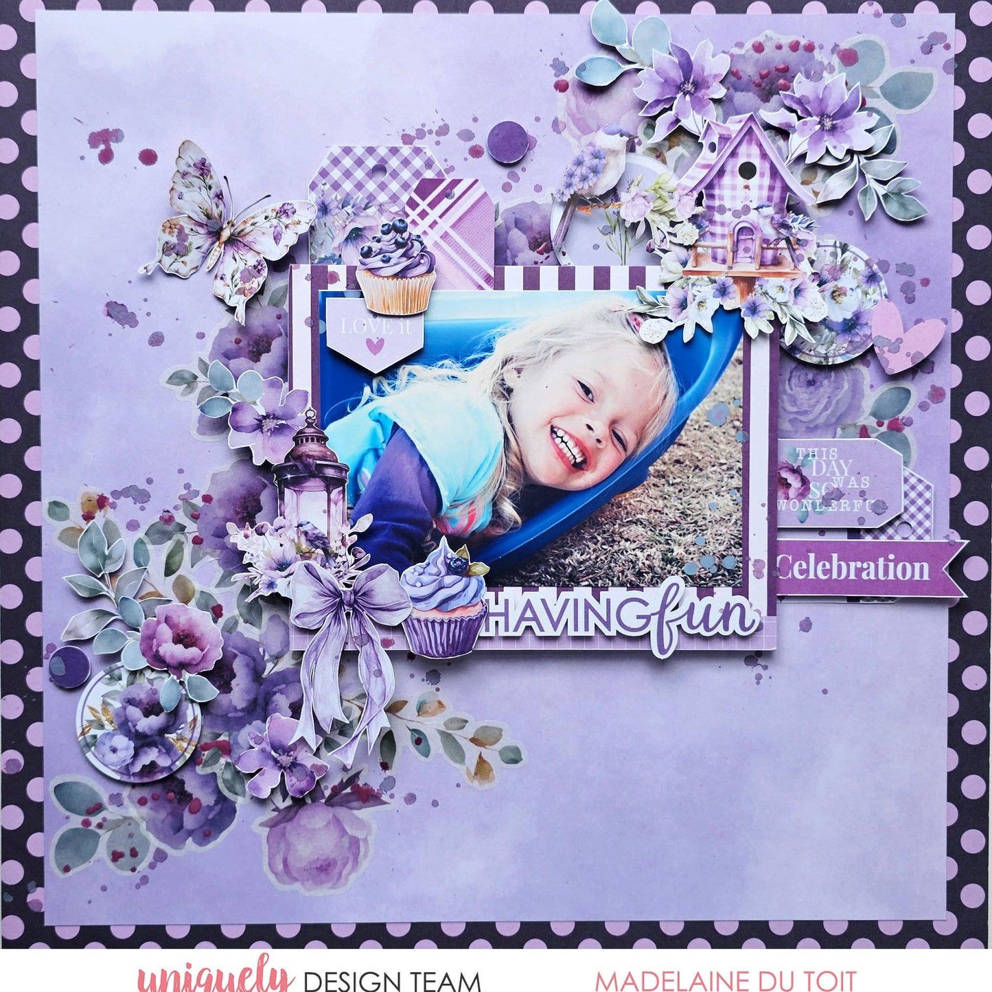 Ultraviolet Delight Creative Cuts-Rachel The Turtle Journal