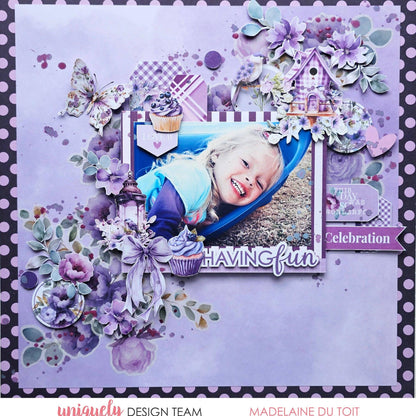 Ultraviolet Delight Creative Cuts-Rachel The Turtle Journal