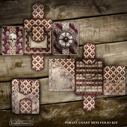 The Pirate Coast Mini Folio Kit - Scrapbook Resource Co