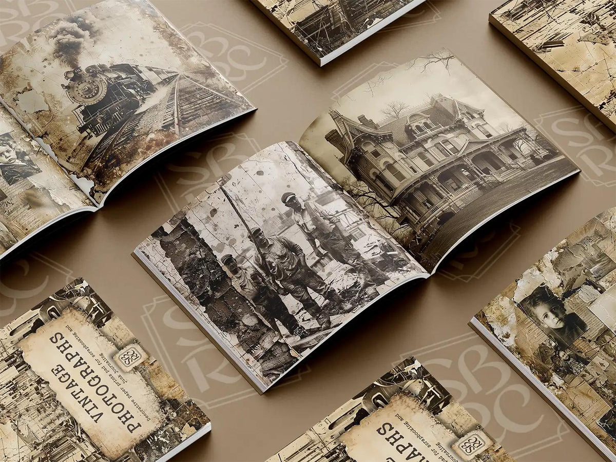 Vintage Photographs Patterned Paper Pad - Scrapbook Resource Co from the UK