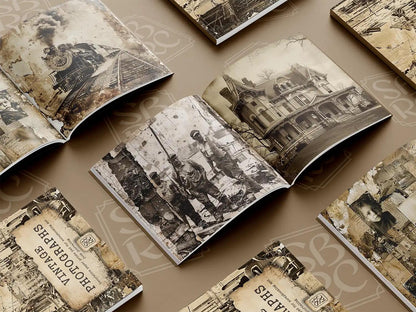 Vintage Photographs Patterned Paper Pad - Scrapbook Resource Co from the UK