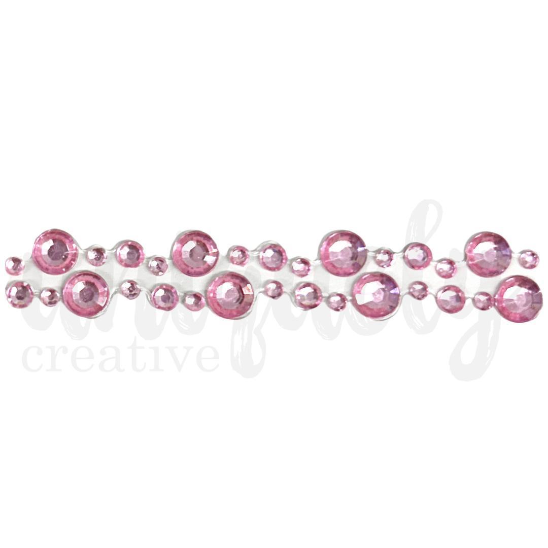Rhinestone Tape - Pink - Uniquely Creative (1 roll)-Rachel The Turtle Journal