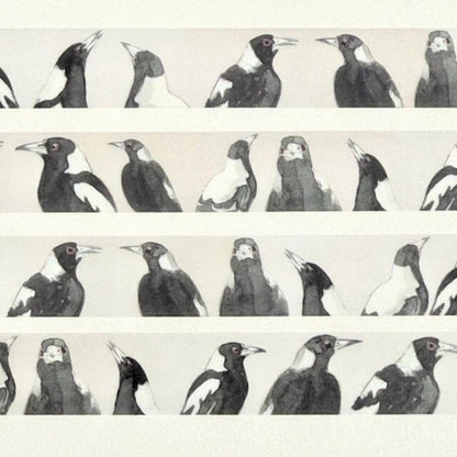 Magpies Washi (15mm width) 10m roll - Bridget Farmer