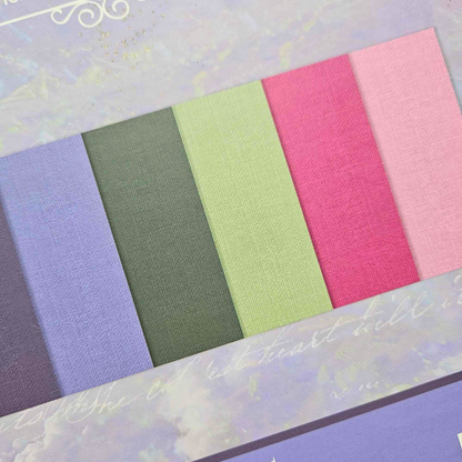 A4 Luxury Linen Cardstock (250gsm) Once Upon A Time - 24 sheets-A4 Luxury Linen Cardstock (250gsm) Once Upon A Time - 24 sheets The Turtle Journal-Rachel The Turtle Journal