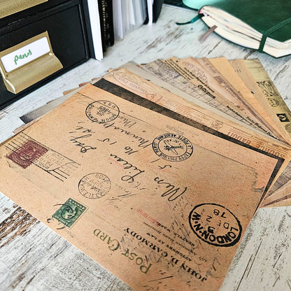 A5 Old World Patterned Papers (12 Pack)