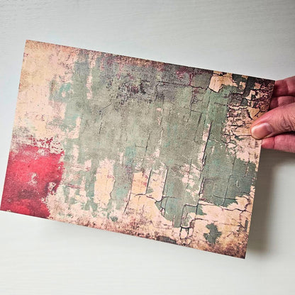 A5 Patterned Paper Pack - Rusty Shed (12 pack)-Background Paper Pack - Rusty Shed Beach Summer Sandy Iron Rustic Outdoor Nature Patterned Papers-Rachel The Turtle Journal