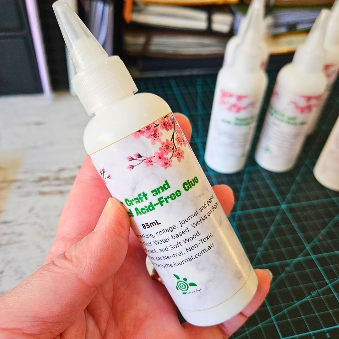 Paper Craft & Junk Journal Acid-Free Glue (85ml)-Rachel The Turtle Journal