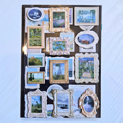 Art Gallery 3D Sticker Set (2 sheets)-Rachel The Turtle Journal