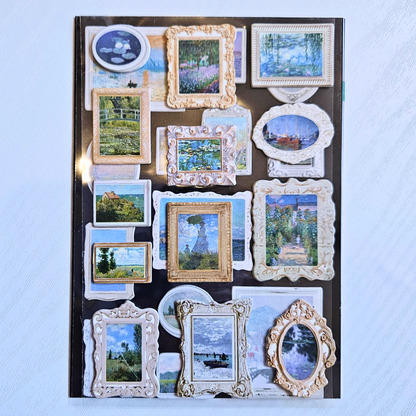 Art Gallery 3D Sticker Set (2 sheets)-Rachel The Turtle Journal