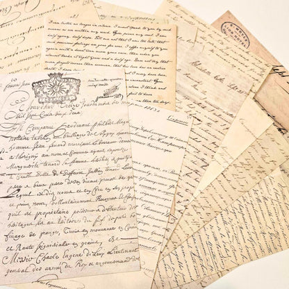 A5 Vintage Patterned Paper Packs (15 pieces) - Rachel The Turtle Journal - Patterned Papers for Scrapbooking Journaling Backgrounds A5 pack bundle journaling essentials beginner supplies Australian scrapbooking cardmaking collage supply vintage worn aged paper embellishments