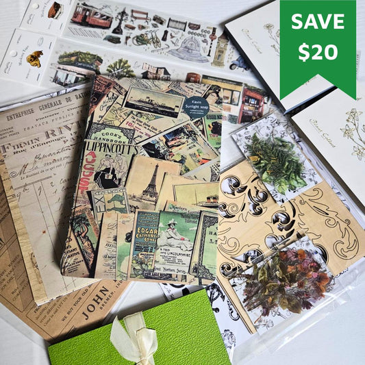 Beginner Papercraft Bundle: Shop and Save!-Rachel The Turtle Journal