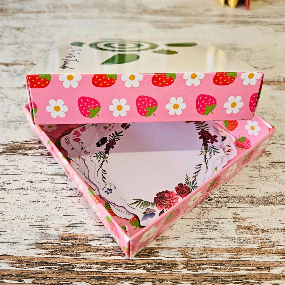 Berry Sweet Floral Ephemera Set (20 pieces)
