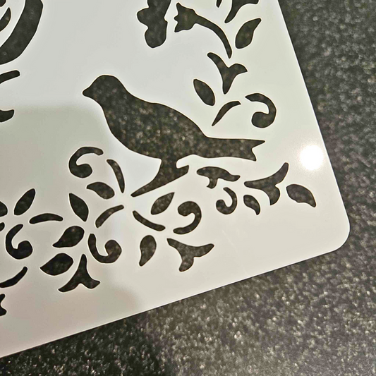 Clearance: B5 Birdsong Stencil