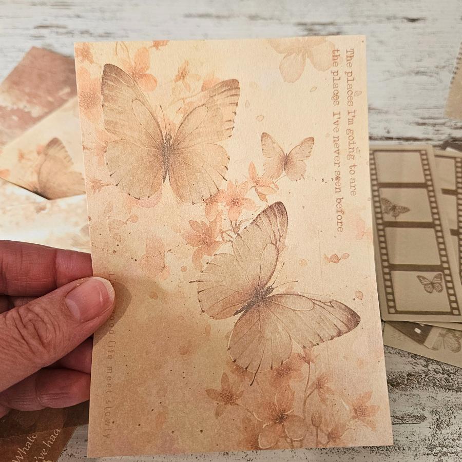 Butterfly Ephemera Bundle (30 pieces)-Butterfly Ephemera Bundle (30 pieces) - The Turtle Journal Paper Crafting Stationery-Rachel The Turtle Journal