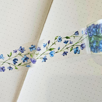 Clear Tape - Lyric Series (2m roll) - Mind Wave From Japan-Blue Bellflower-Clear Tape - Lyric Series (2m roll) - Mind Wave From Japan - The Turtle Journal Japanese Stationery-Rachel The Turtle Journal