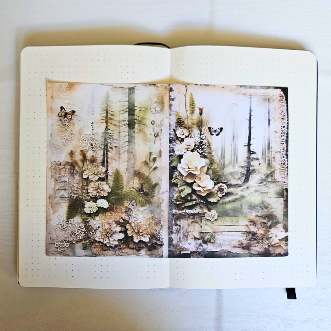 A5 Forest Glade Patterned Paper Pack (10 sheets)
