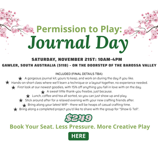 Journal Day Ticket - Permission to Play (Nov 21, Gawler SA)