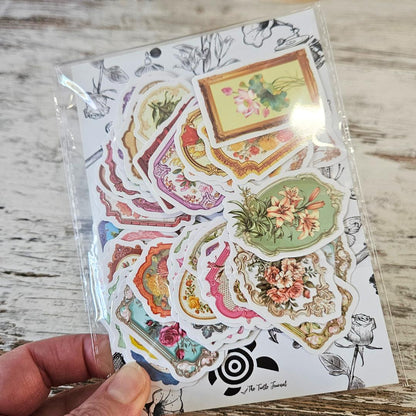 The Ornate English Garden Sticker Set (45 piece)-Rachel The Turtle Journal