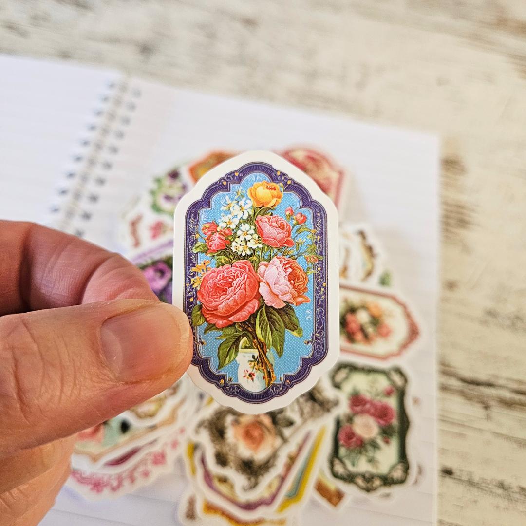The Ornate English Garden Sticker Set (45 piece)-Rachel The Turtle Journal