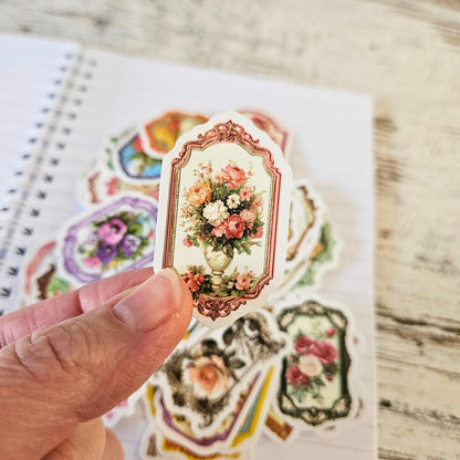 The Ornate English Garden Sticker Set (45 piece)-Rachel The Turtle Journal