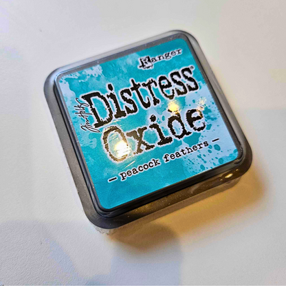 The Turtle Journal - Tim Holtz Distress Oxide Ink Pad - Peacock Feathers - Blending Creative Journaling Australian Online Craft Supplier
