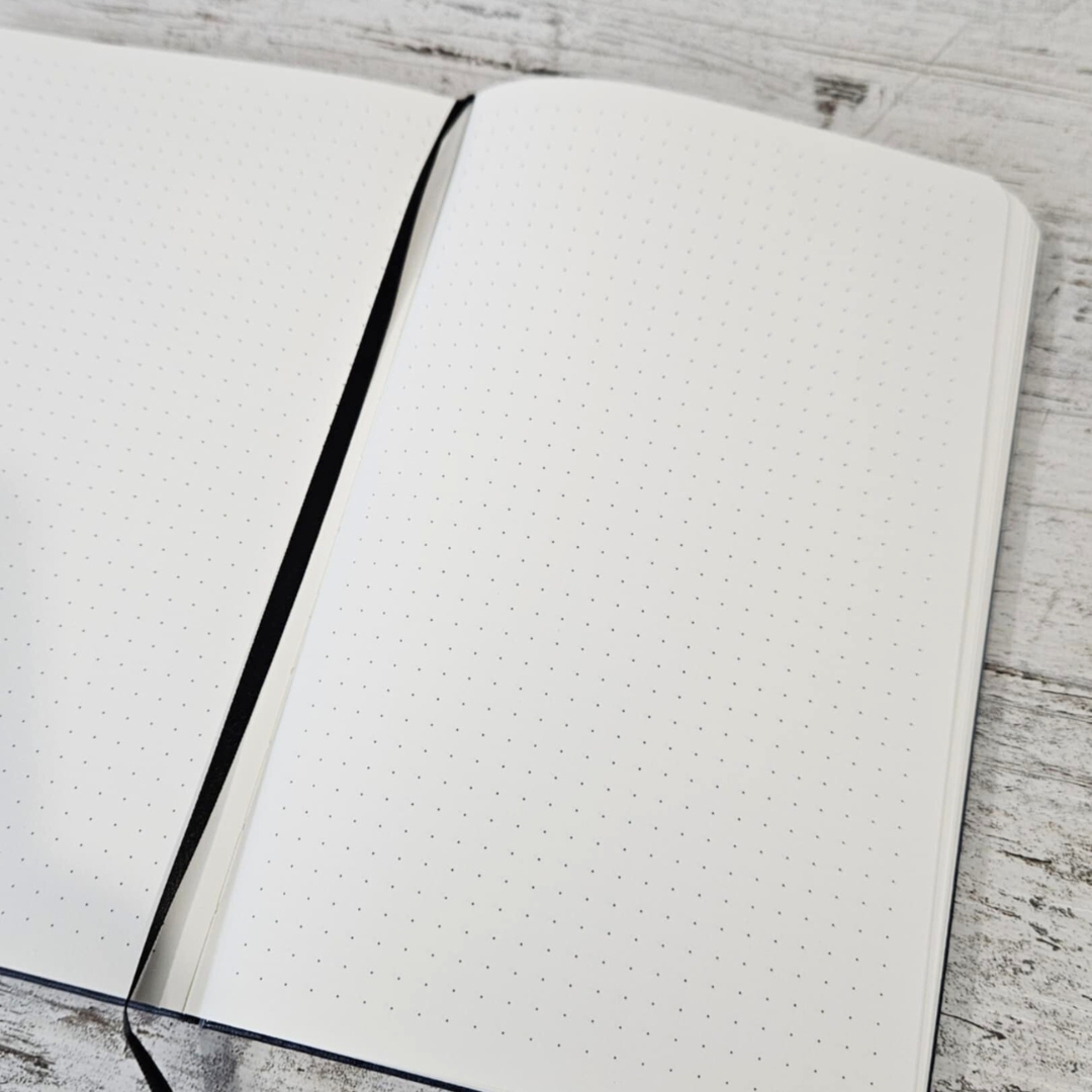 Half Letter Celestial Butterfly Hardcover Journal-Dot-Half Letter Celestial Butterfly Hardcover Journal Notebook Australian Stationery-Rachel The Turtle Journal