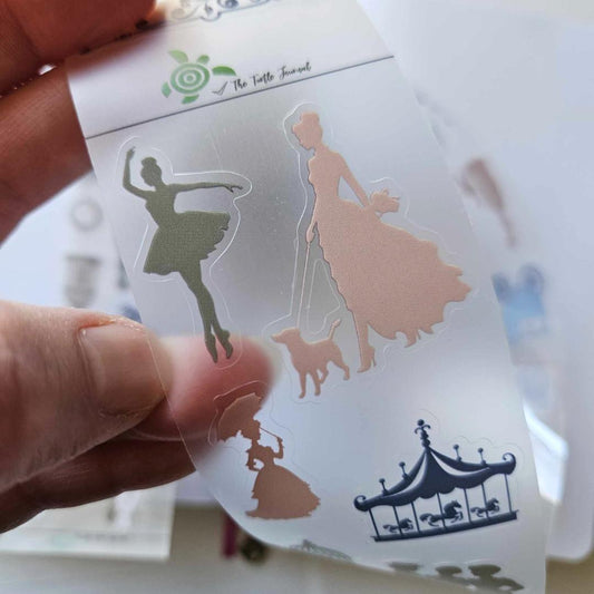 Era Silhouette PET Matte Sticker Roll 5m - The Turtle Journal-Rachel The Turtle Journal