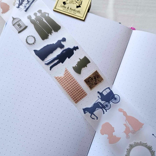 Era Silhouette PET Matte Sticker Roll 5m - The Turtle Journal-Rachel The Turtle Journal