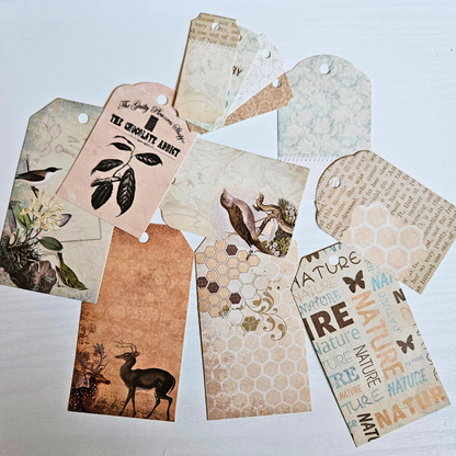 Fancy Tag Set Embellishments (12 piece)