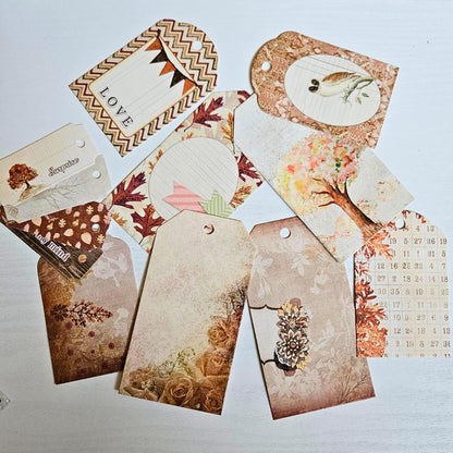 Fancy Tag Set Embellishments (12 piece)-Rachel The Turtle Journal