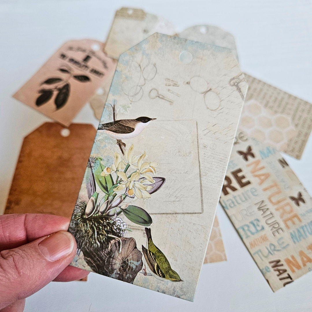 Fancy Tag Set Embellishments (12 piece)