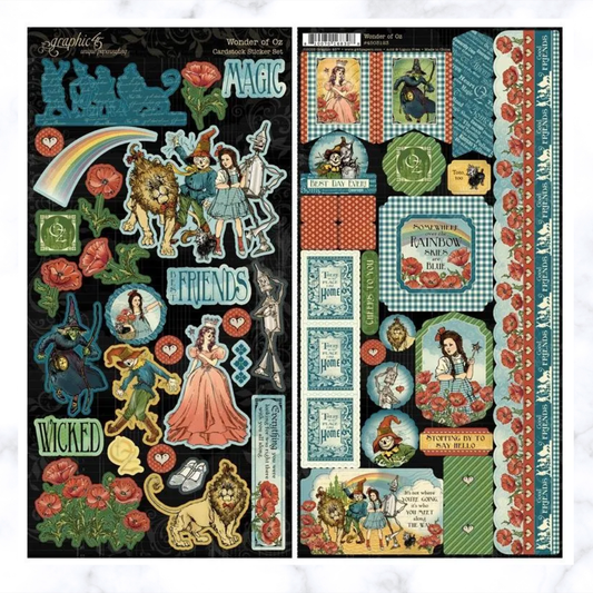 Wonder of Oz - Sticker Set - Graphic 45