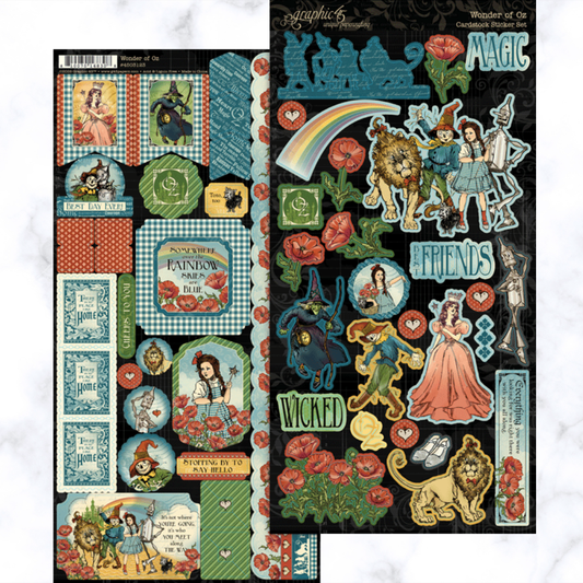 Wonder of Oz - Sticker Set - Graphic 45