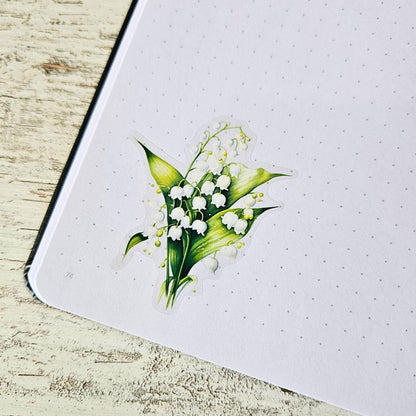 Flower Fields Sticker Sheet Sets (5 kiss cut sheets)-Lilies-Rachel The Turtle Journal