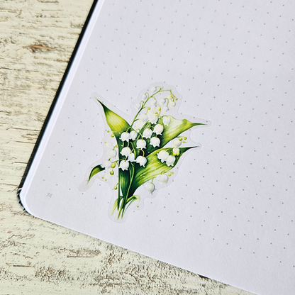 Flower Fields Sticker Sheet Sets (5 kiss cut sheets)-Lilies-Rachel The Turtle Journal