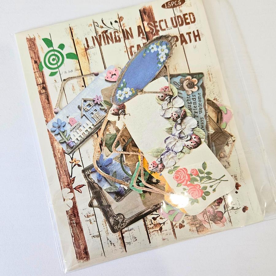 Weathered Wood Vintage Diecuts (15 piece)
