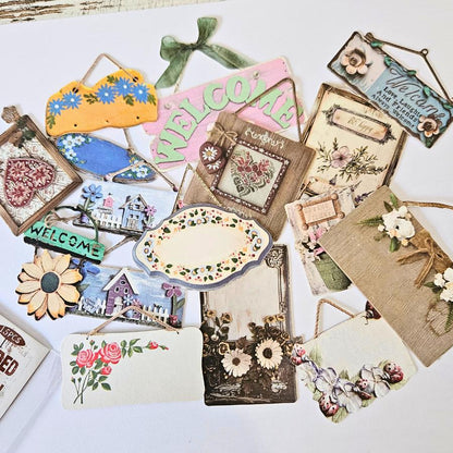 Weathered Wood Vintage Diecuts (15 piece)