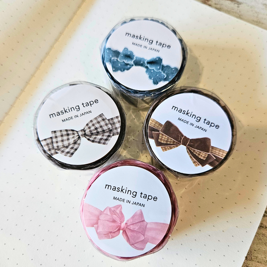 Bows Washi Tape (5m roll) - Mind Wave From Japan