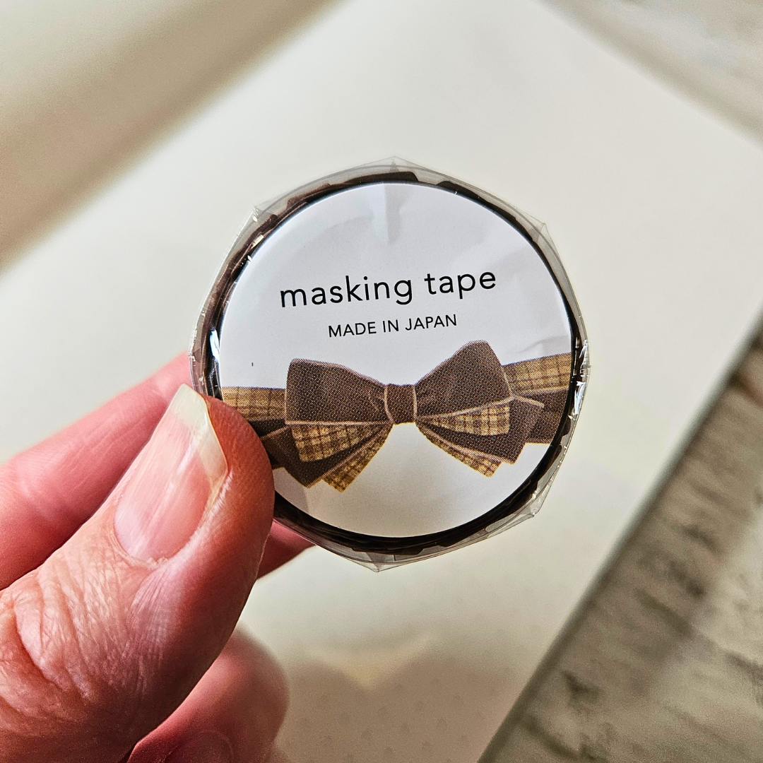 Bows Washi Tape (5m roll) - Mind Wave From Japan